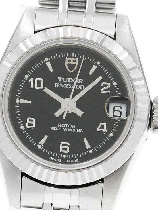 TUDOR Princess Date 92514 WG bezel black Dial Automatic Ladies Watch_ main image 6